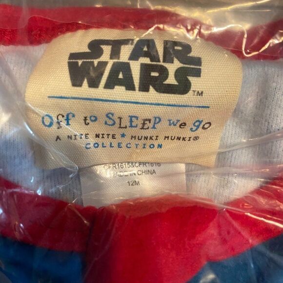 NWT Star Wars R2D2 Christmas PJs -- Size 12 Months - Picture 5 of 7